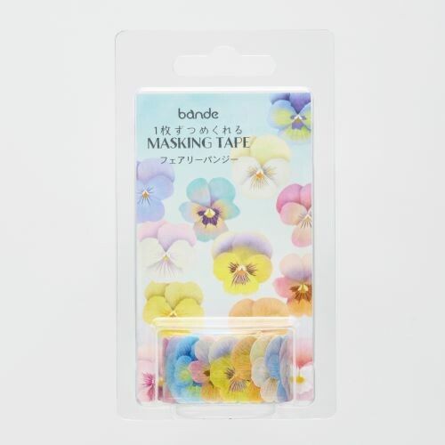 Fairy Pansy Washi Roll Sticker Bande