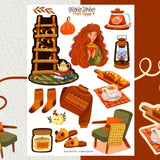 Fall Hygge Sticker Sheet