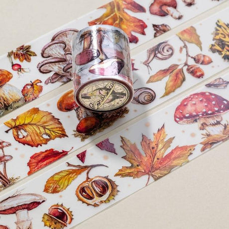 CoraCreaCrafts Fall in the Forest Transparent PET Tape