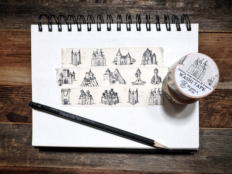 Fantasy Map Castles Washi Tape