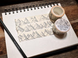 Fantasy Map Mountains Washi Tape