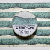 Fantasy Map Shorelines Washi Tape