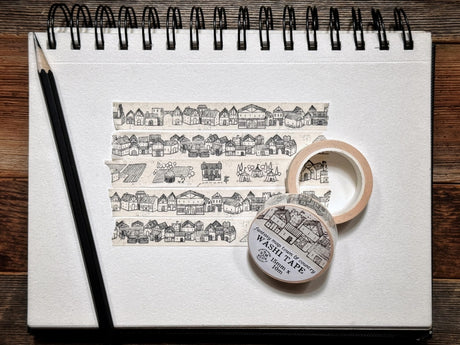 Fantasy Map Towns Washi Tape