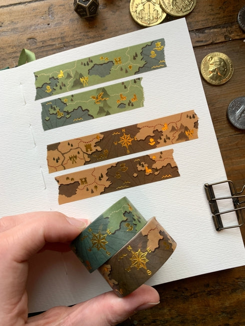 Fantasy Maps Washi Tape