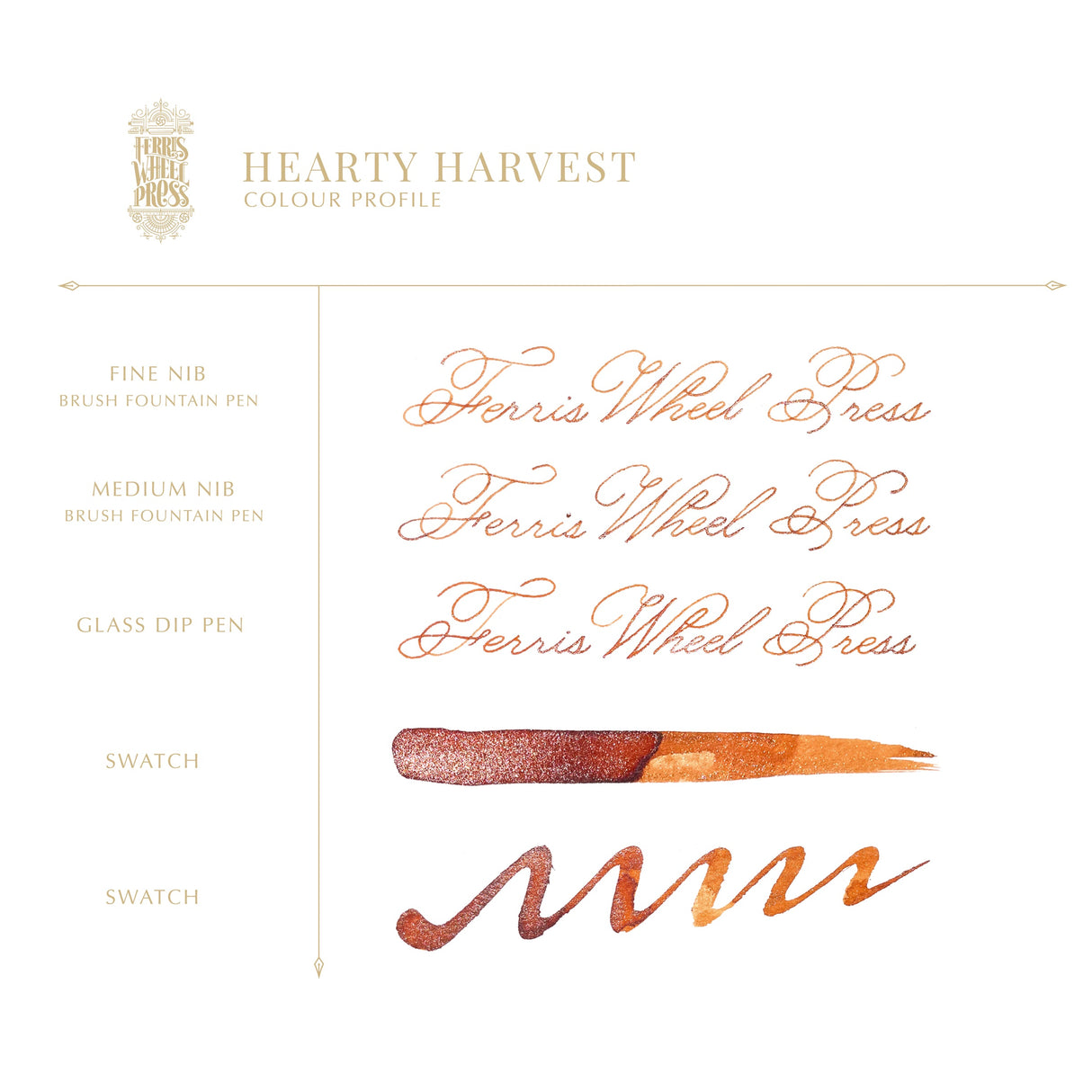 Ferris Wheel Press 38ml Hearty Harvest Ink