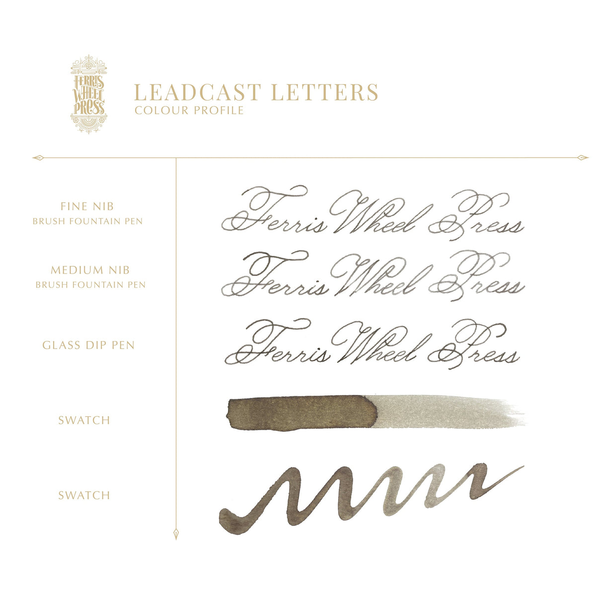 38ml Leadcast Letters Ink