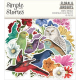 Floral & Birds Color Palette Die-Cuts 45/Pkg