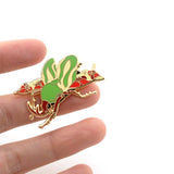 Flower Beetle Pin