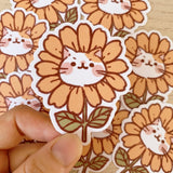 Flower Cat Sticker