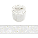 Whity Flower Clear PET Tape