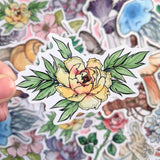 Flower Sticker Pack - Set of 6