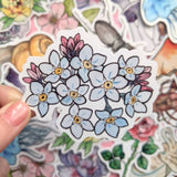 Flower Sticker Pack - Set of 6