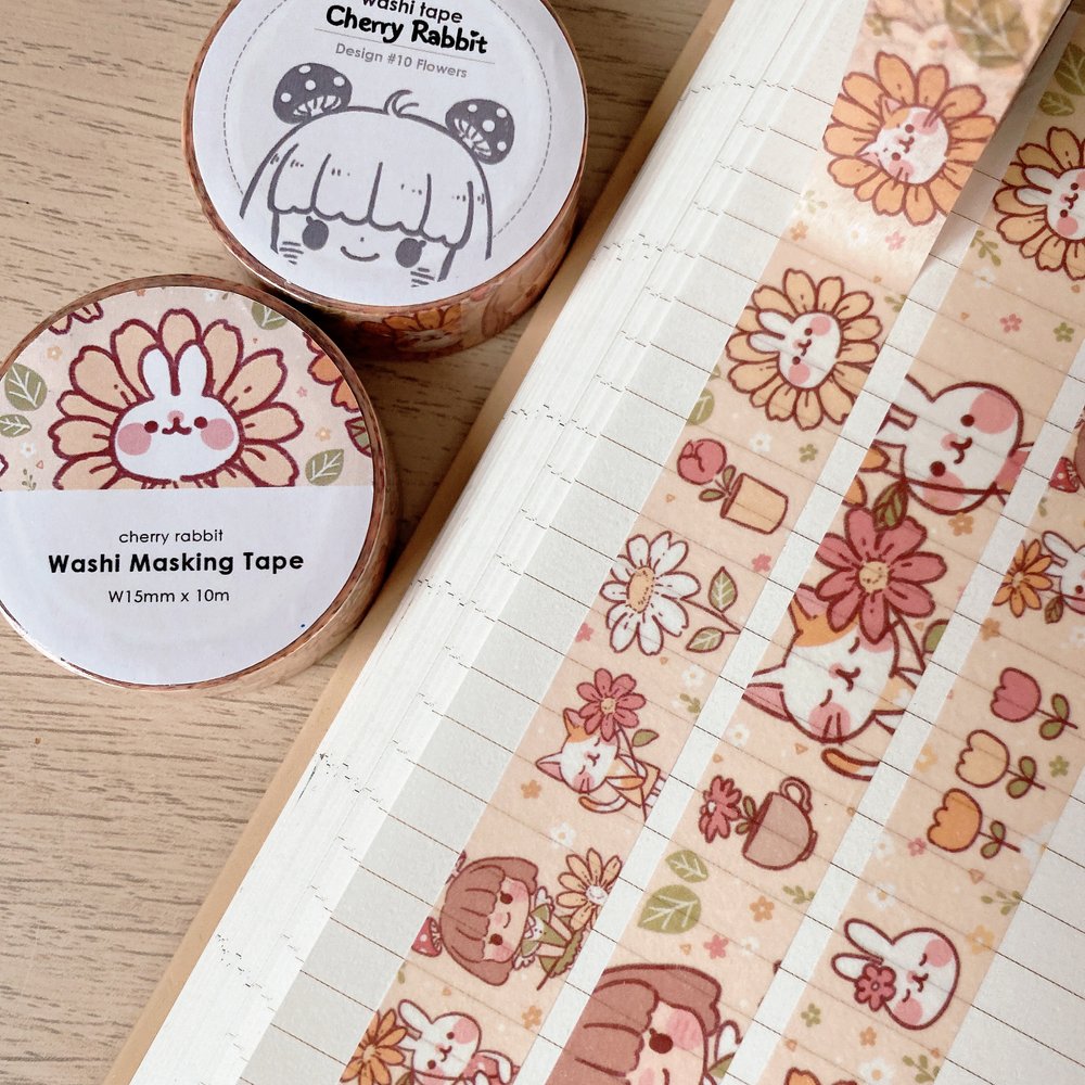 Flowers Washi Tape