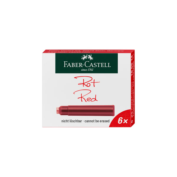 Fountain Pen Ink Cartridges - Red