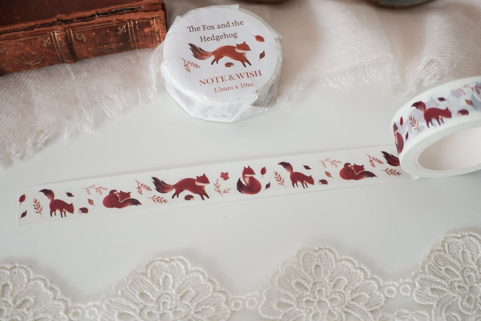 Fox & Hedgehog Washi Tape