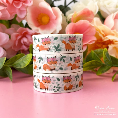 Fox in Bloom Washi Tape