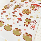 Frog Friends Sticker Sheet