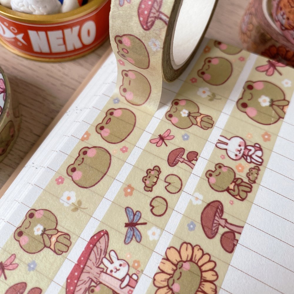 Frog Friends Washi Tape