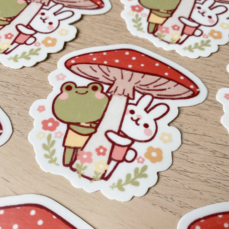 Frog & Rabbit Sticker