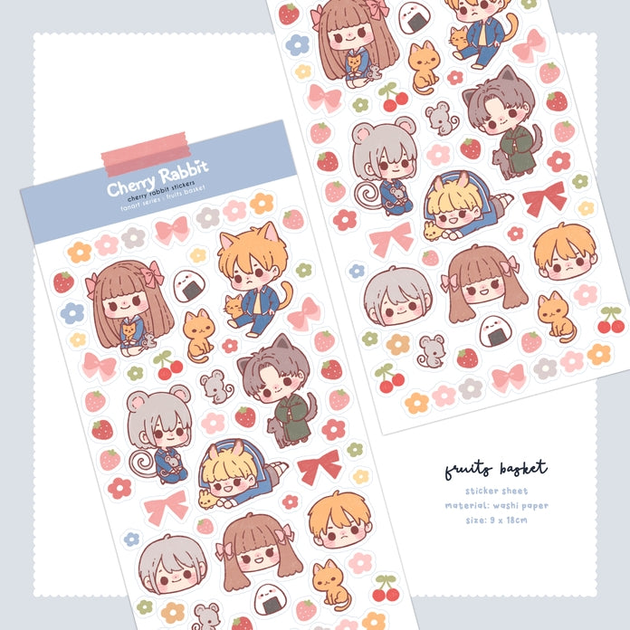 Fruits Basket Sticker Sheet