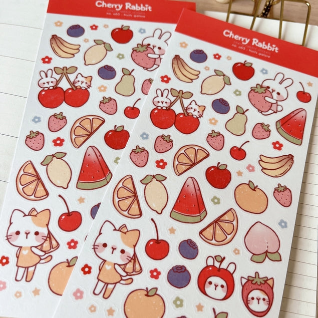 Fruits Sticker Sheet