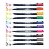 Fudenosuke Colored Brush Pen Sets 10/PK