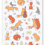 Fun Foxes Sticker Sheet