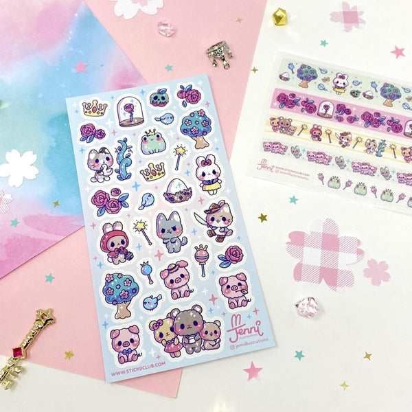 Furry Fairy Tales Sticker Sheet