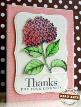 Thanks For Your Kindness Rubber Stamp