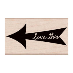 Love This Arrow Stamp