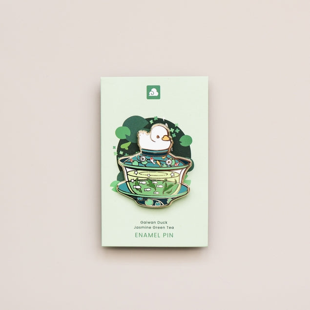 Thousand Skies Gaiwan Duck Enamel Pin