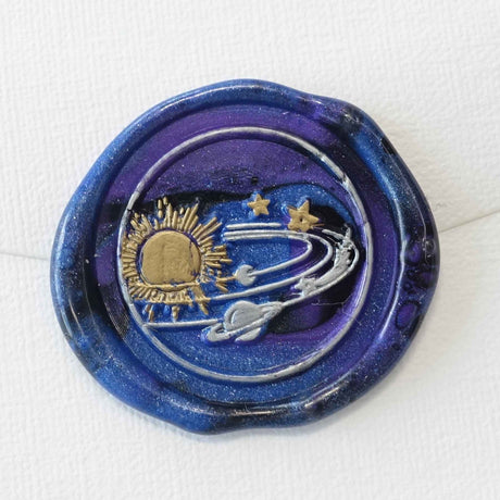 Galaxy Wax Seal Stamp With Handle