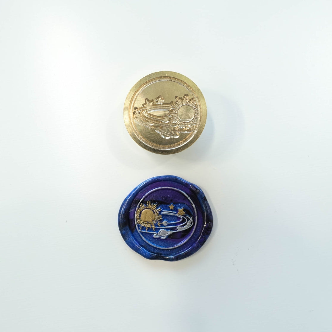 Galaxy Wax Seal Stamp With Handle