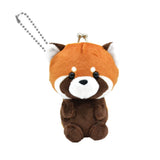 Red Panda Gamaguchi Purse Plushie Keychain