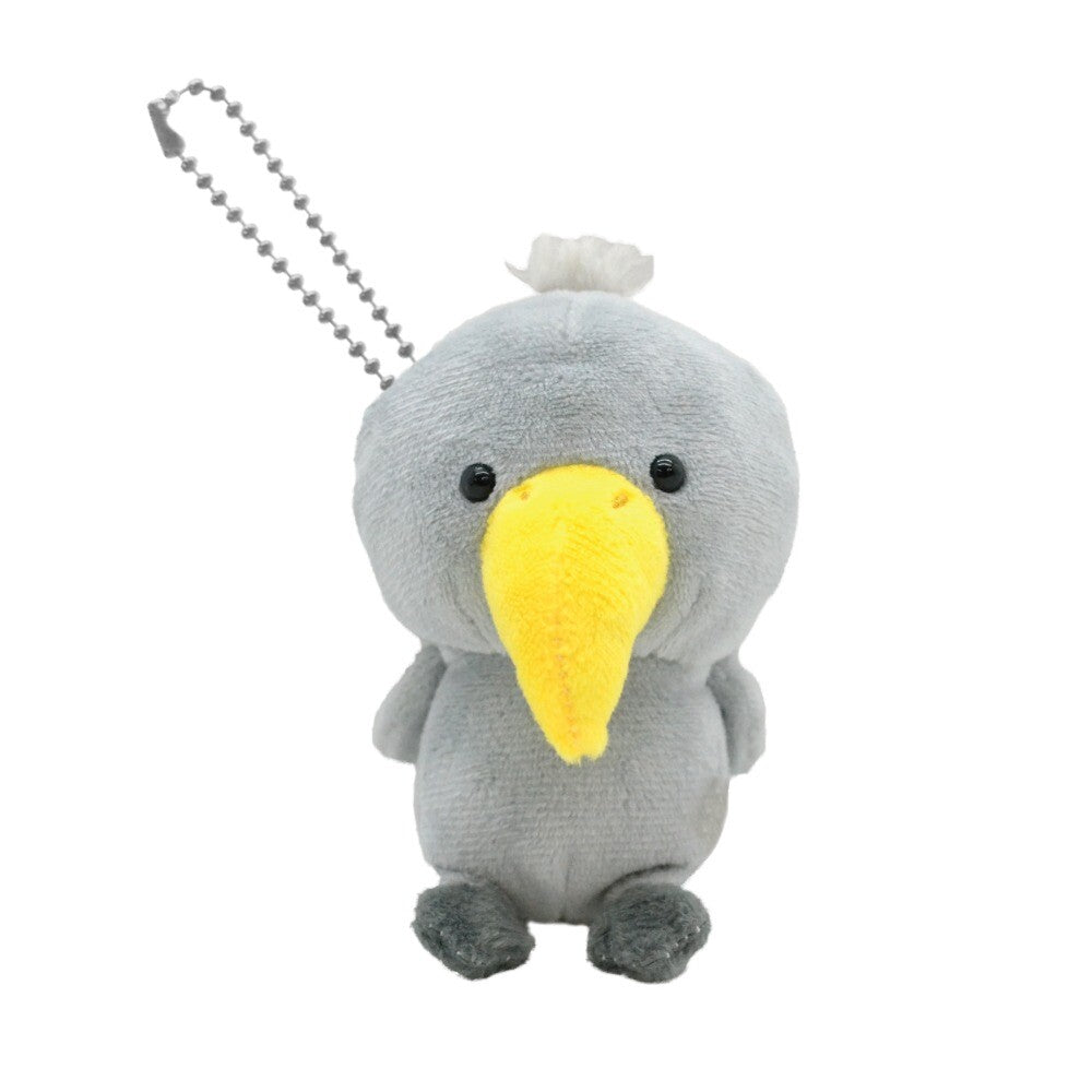 Shoebill Stork Gamaguchi Purse Plushie Keychain