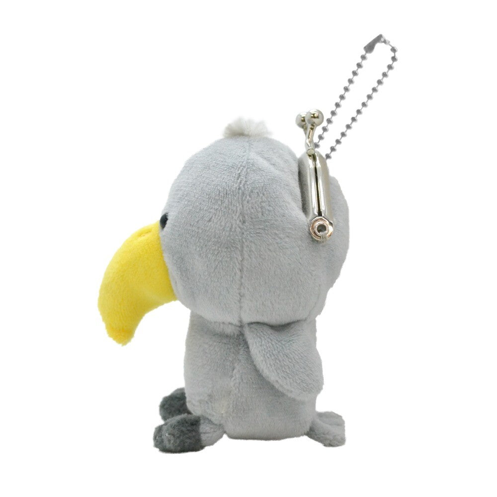 Shoebill Stork Gamaguchi Purse Plushie Keychain