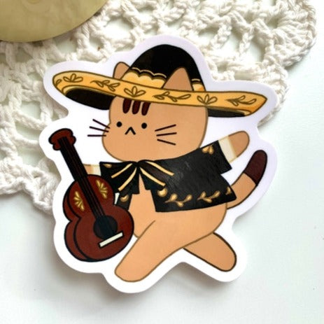 Gatito Mariachi Sticker