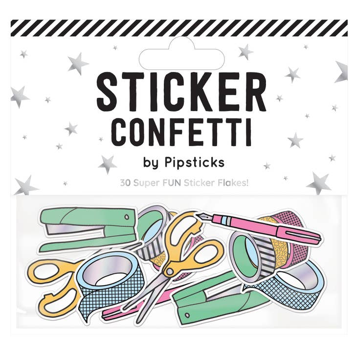 Gettin' Crafty Sticker Confetti Flake Sticker