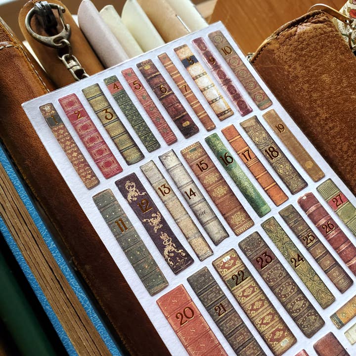 Gilded Books Sticker Sheet