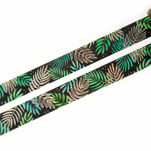 Golden Palm Leaves Washi Tape