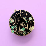 Good Luck Cat Enamel Pin