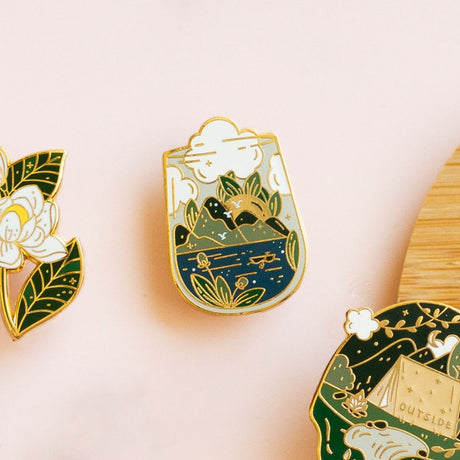 Grand River Enamel Pin