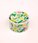 Green Floral Pattern Washi Tape