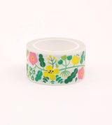 Green Floral Pattern Washi Tape