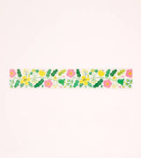 Green Floral Pattern Washi Tape