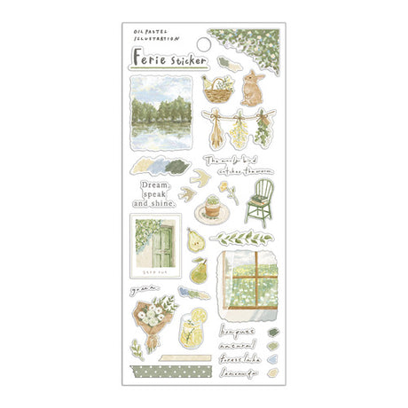 Green Forest Ferie Sticker