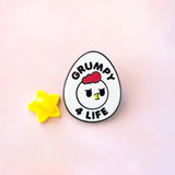 Grumpy Chicken – Grumpy 4 Life Enamel Pin