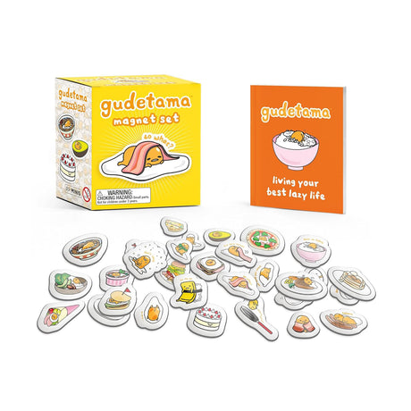 Gudetama Lazy Egg Magnet Set Mini Edition