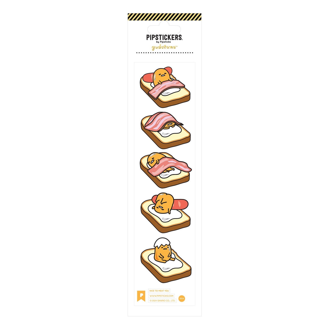 Gudetama Nice To Meat You Sticker