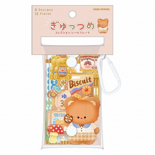 Bear Flake Sticker Gyutsume Keychain